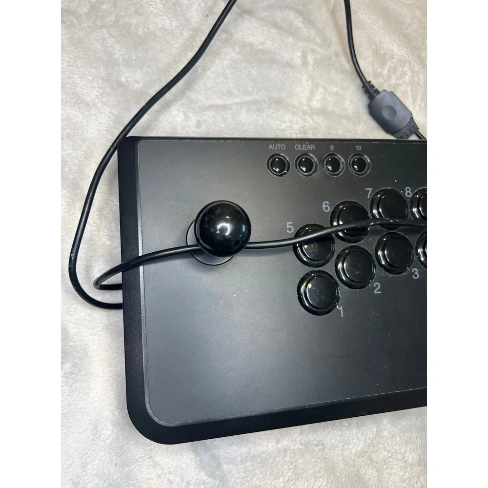 Unbranded Arcade Fight Stick USB PS2 Dual Connector 8-Button Joystick Black